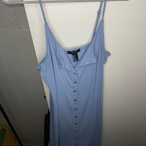 Forever, 21 blue button-down casual dress size medium